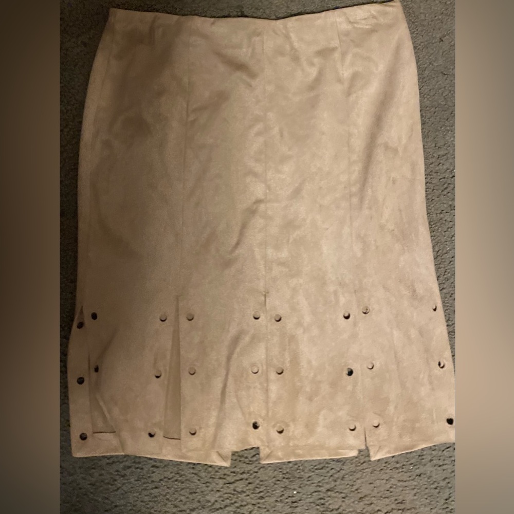 Dark tan/light brown cowgirl skirt
